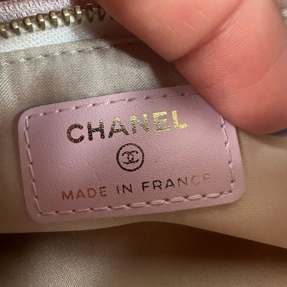 Chanel CC Travel Line Accessory Pouch‎ Bag Cosmetics Credit Cards - Picture 12 of 16